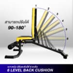 MULTIFUNCTINAL BENCH รุ่น SB2 ม้านั่งปรับระดับ พร้อมที่ล็อคขาเล่นซิทอัพ โครงสร้างแข็งแรง - Image 3