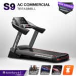 (สินค้าตัวโชว์) ลู่วิ่งไฟฟ้ารุ่น S9 (มอเตอร์ AC 5 HP) สายพานกว้าง 52 cm ปรับความชัน 18 ระดับ รองรับแอพ Zwift