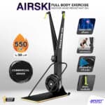 เครื่องออกกำลังกาย AirSki จำลองการเล่นสกี เผาผลาญได้ดี เน้นออกกำลังส่วนบนและกล้ามเนื้อแกนกลาง