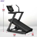 TREK - ลู่วิ่งไฟฟ้า มอเตอร์ 5 HP ชันสูงสุด 48 ระดับ สายพานกว้าง 52 cm - Image 6