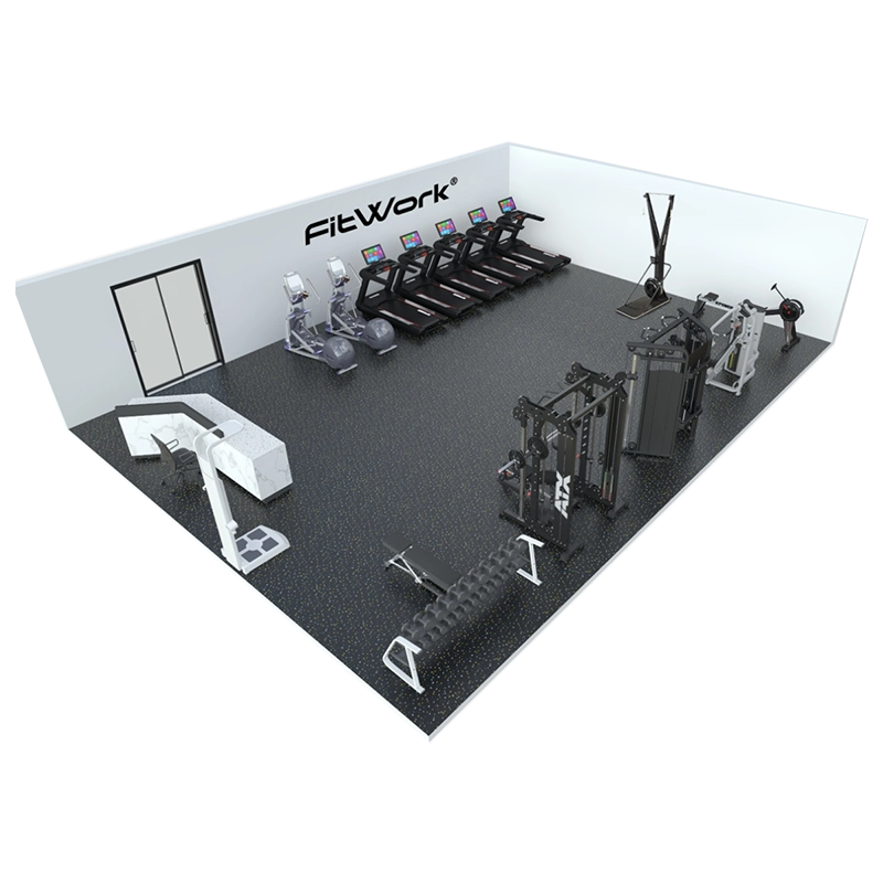 GYM DESIGN 3D MODEL SET-3