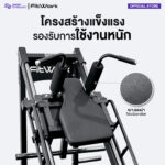 LH100 : เครื่อง Leg Press & Hack Squat 2 in 1 เครื่องบริหารขา ระบบแผ่นน้ำหนัก พร้อมระบบ Safety - Image 4