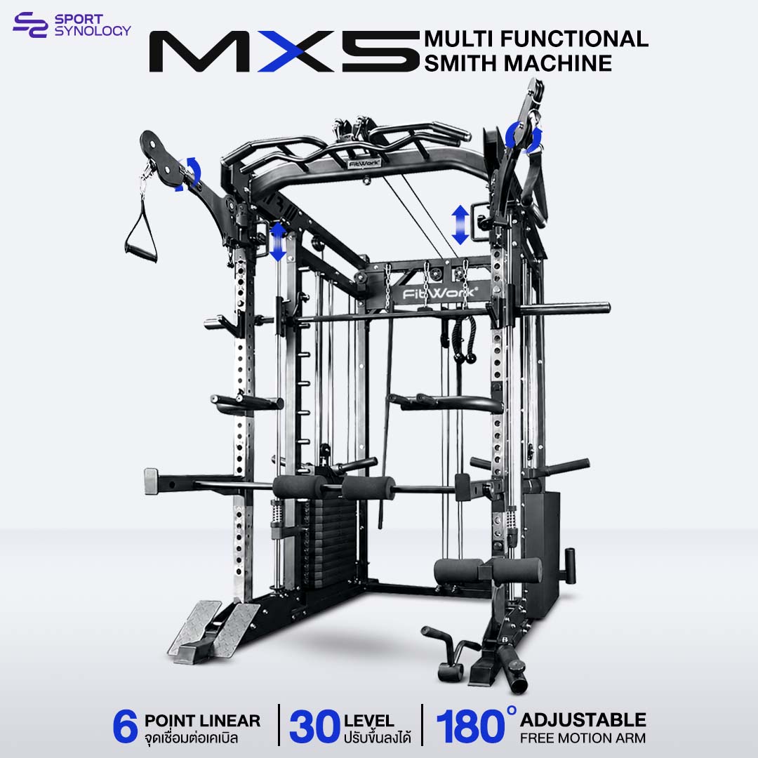 MX5 ปก MX5 : 2026 สมิทแมชชีน มือจับเคเบิล Free Motion 180° - Image 1