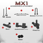MX1 : เครื่องเคเบิล มาพร้อมมือจับเคเบิลปรับได้แบบอิสระ เคเบิลปรับได้ 33 ระดับ - Image 6